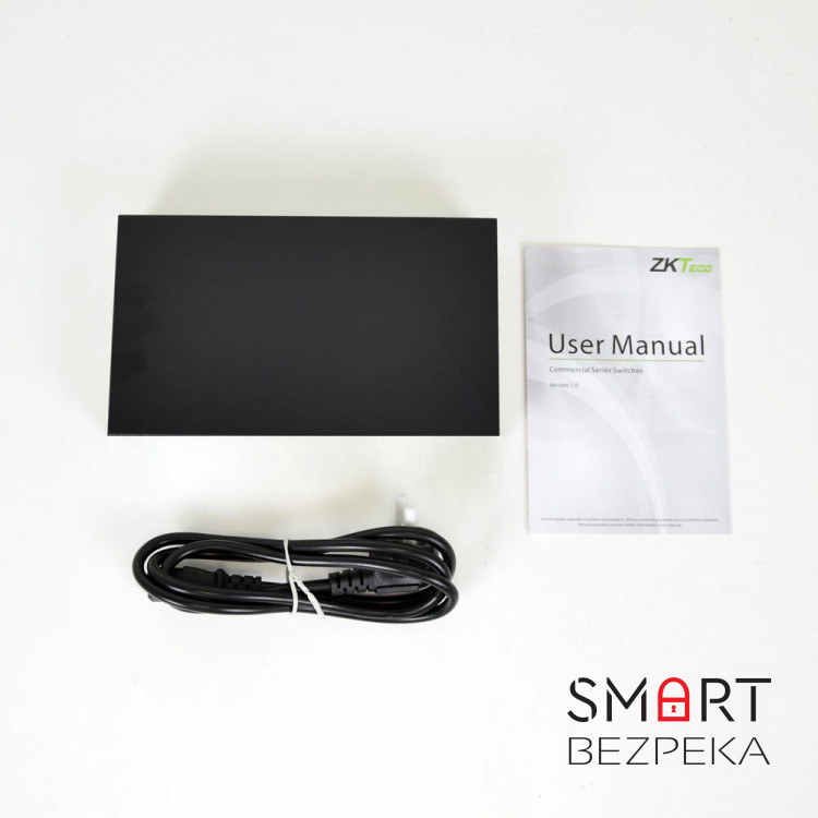 PoE-комутатор ZKTeco ZK-PoE82N-120W з 8 портами PoE