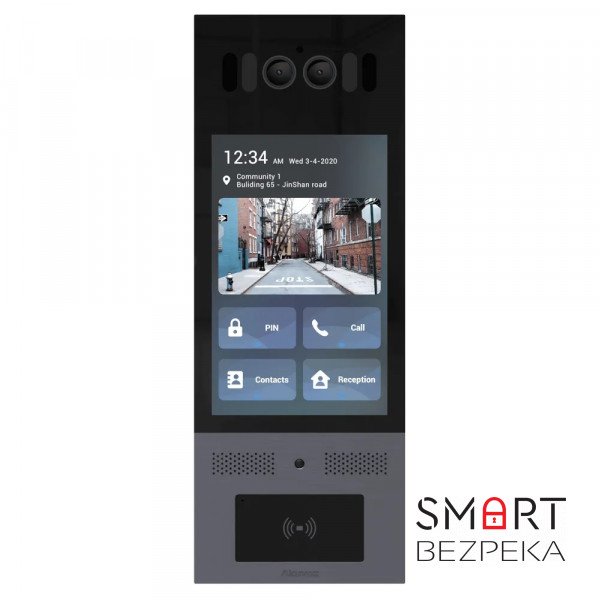 Многоабонентная вызывная панель Akuvox X915S на Android (распознавание лиц, Bluetooth)