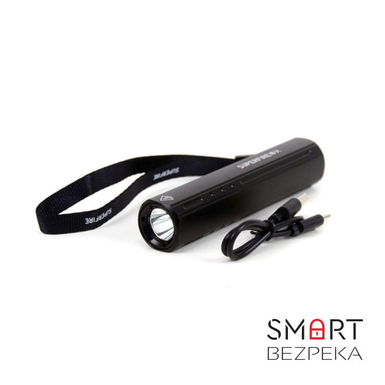 Комплект из двух перезаряжаемых ручных фонарика SUPERFIRE S32 с мощностью 5 Вт