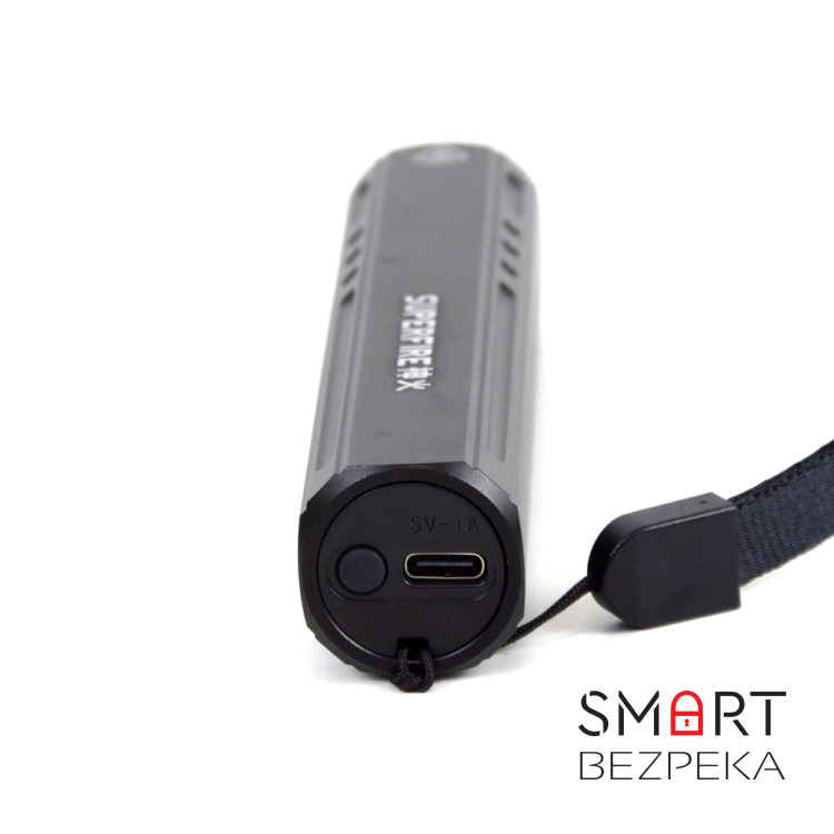 Комплект із двох ручних ліхтариків SUPERFIRE S32, що перезаряджаються, з потужністю 5 Вт