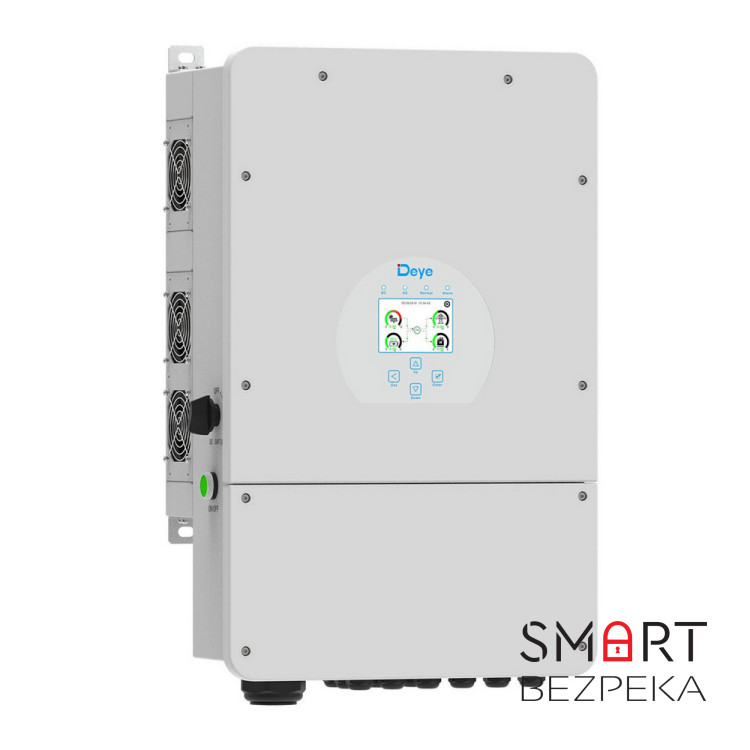 Інвертор гібридний 12кВт Deye SUN-12K-SG02LP1-EU-AM3 однофазний, з Wi-Fi