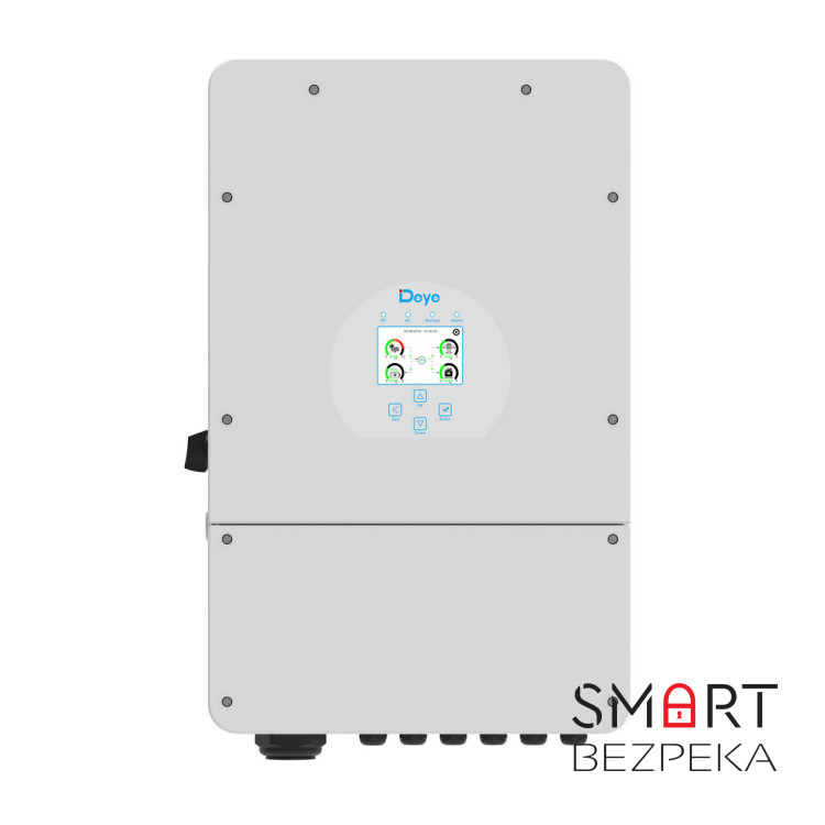 Інвертор гібридний 12кВт Deye SUN-12K-SG02LP1-EU-AM3 однофазний, з Wi-Fi