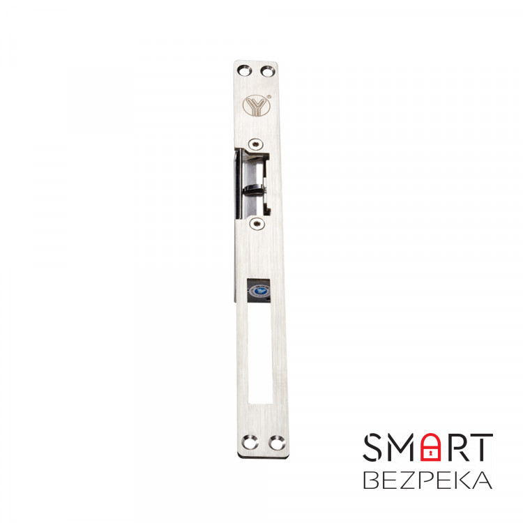 Електрозащіпка Yli Electronic YS-132NC-S (power closed) довга для системи контролю доступу з датчиком стану дверей