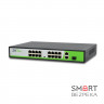 PoE-комутатор ZKTeco ZK-PoE1621N-200W з 16 портами PoE