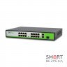 PoE-коммутатор ZKTeco ZK-PoE1621N-200W с 16 портами PoE