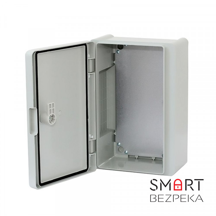 Щит ERKA 022 200 x 300 x 120 мм с монтажной панелью и опаловыми дверцами