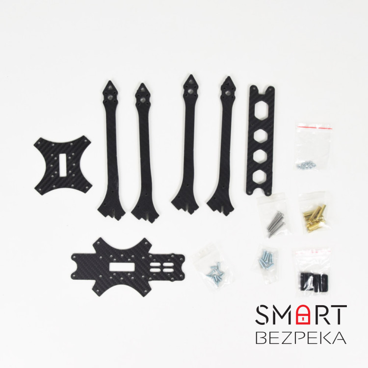 Карбонова рама для FPV-дрона Амага 8 під 8-ми дюймові пропелери