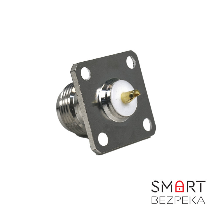 Разъём фланцевый N-Type 25x25 мм (female)