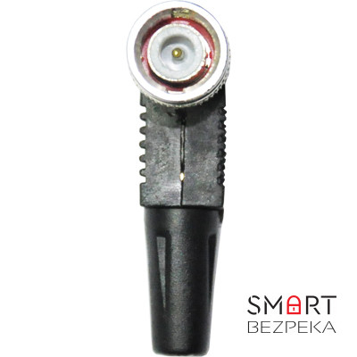 Роз'єм ATIS BNC-PC кутовий з пластиковим ковпачком під гвинт