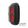 Беспроводная экстренная кнопка Ajax DoubleButton black с защитой от случайных нажатий