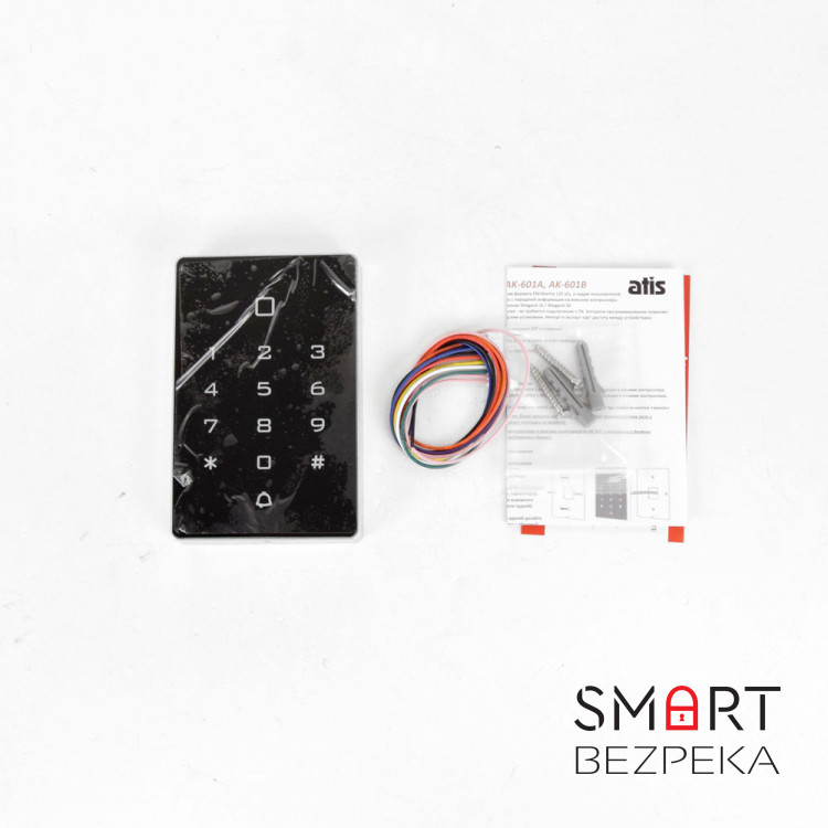 Комплект контроля доступа с кодовой клавиатурой ATIS AK-602B, блоком питания Full Energy BGM-123Pro 12 В / 3 А, электромеханическим замком ATIS Lock SS