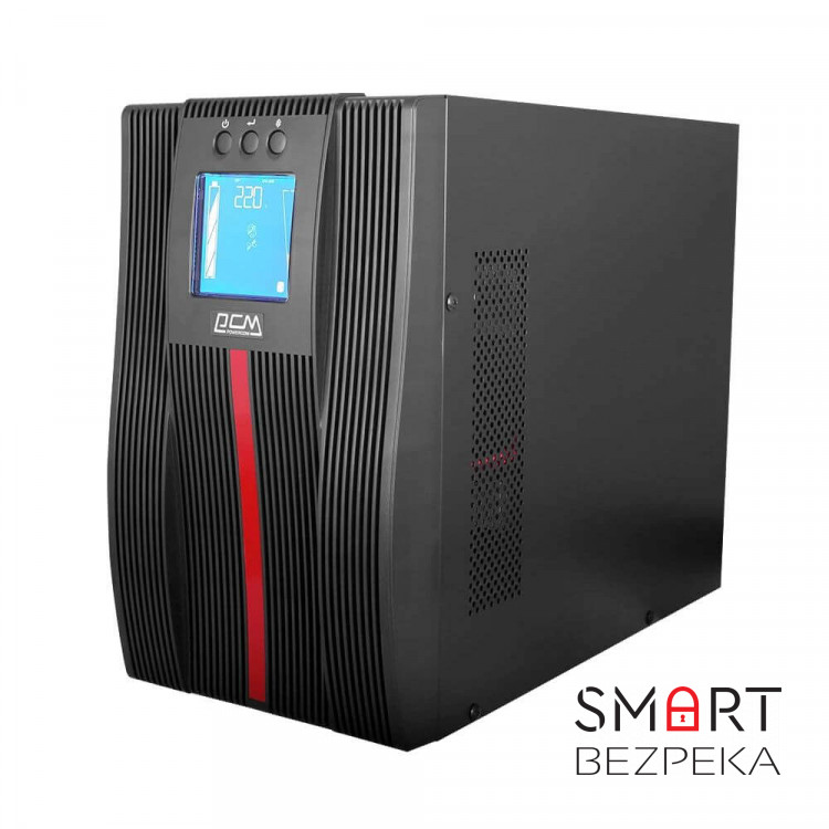 Джерело безперебійного живлення Powercom MAC-2000 Schuko 2000ВА / 2000Вт онлайн з чистою синусоїдою
