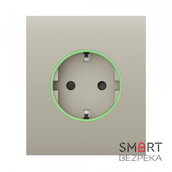 Центральна панель Ajax CenterCover (type F) ivory для вбудованої розетки