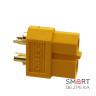 Роз'єм живлення XT60, 500В, 65А, 2-х контактний, комплект (штекер + гніздо) жовтий