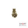 Разъём SMA угловой 90° для пайки кабеля RG402 (male)