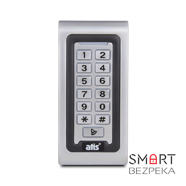 Комплект контролю доступу з кодовою клавіатурою ATIS AK-601W, електромагнітним замком Yli Electronic YM-280N, куточком Yli Electronic MBK-280NL, кнопкою виходу Yli Electronic PBK-815, блоком живлення Full Energy BGM-123Pro 12 В / 3 А