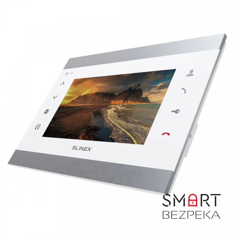 Видеодомофон Slinex SL-07N Cloud (silver+white) с Wi-Fi, детектором движения и записью видео