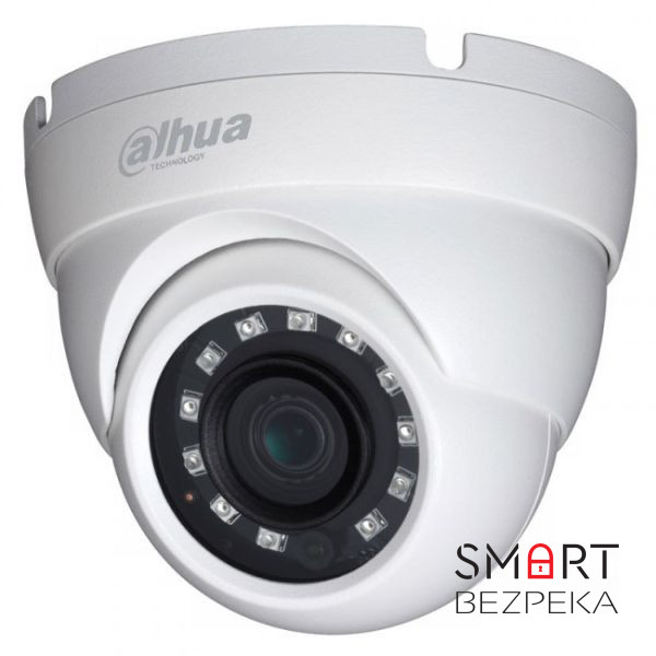 HD-CVI видеокамера 2 Мп Dahua HAC-HDW1200MP-S3-0280B для системы видеонаблюдения