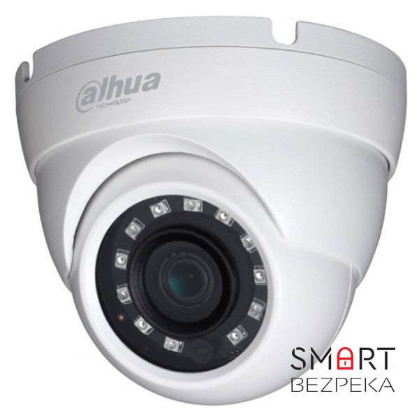 HD-CVI відеокамера 2 Мп Dahua HAC-HDW1200MP-S3-0280B для системи відеонагляду