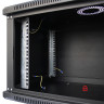 Шкаф серверный SteelNet 12U 600 x 450 для сетевого оборудования (стекло, черный)