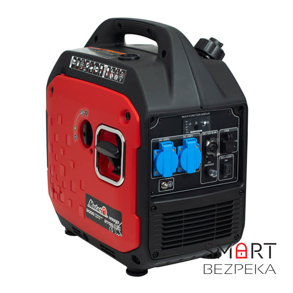 Інверторний бензиновий генератор MATARI M3000I максимальна потужність 3 кВт