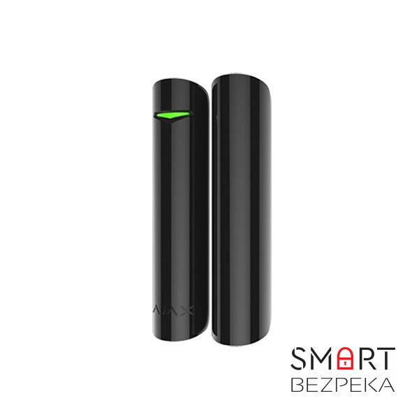 Беспроводной датчик открытия дверей/окон Ajax DoorProtect Plus black с сенсором удара и наклона