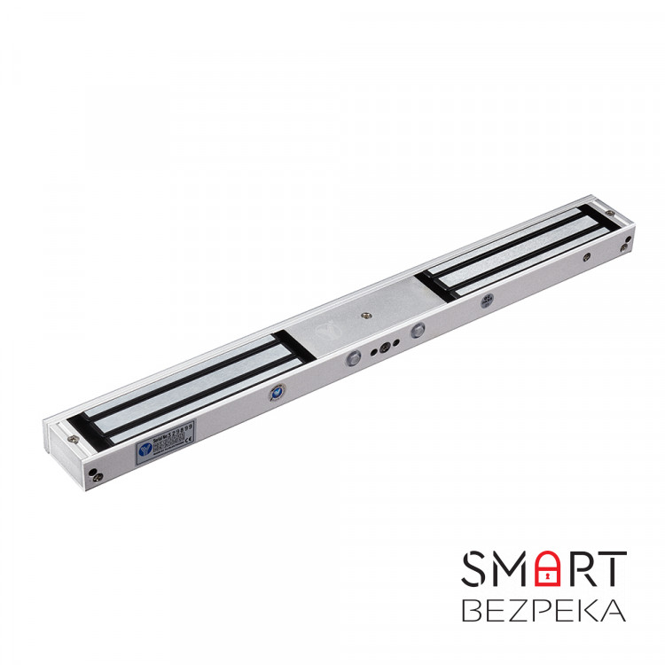 Електромагнітний замок для двостулкових дверей YM-280NTD(LED) з таймером затримки, світловою індикацією, датчиком стану замка для системи контролю доступу