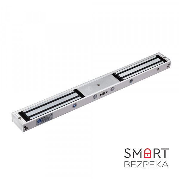 Електромагнітний замок для двостулкових дверей YM-280NTD(LED) з таймером затримки, світловою індикацією, датчиком стану замка для системи контролю доступу