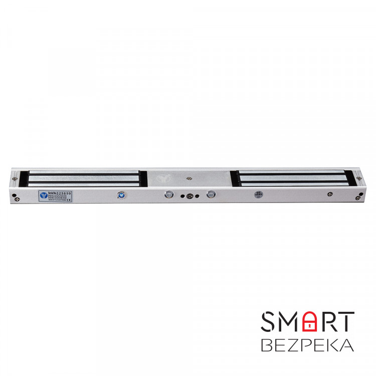 Електромагнітний замок для двостулкових дверей YM-280NTD(LED) з таймером затримки, світловою індикацією, датчиком стану замка для системи контролю доступу