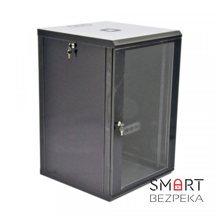 Шкаф серверный CMS 18U 600 x 600 x 907 UA-MGSWL186B для сетевого оборудования