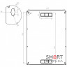 Шкаф серверный CMS 18U 600 x 600 x 907 UA-MGSWL186B для сетевого оборудования
