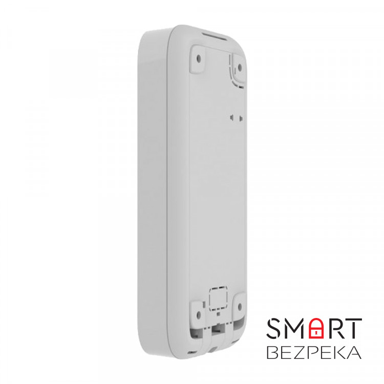 Клавіатура Ajax KeyPad TouchScreen white бездротова з сенсорним екраном