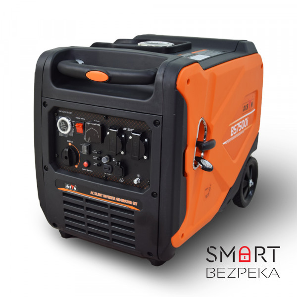 Інверторний бензиновий генератор BISON BS7500I максимальна потужність 5.5 кВт