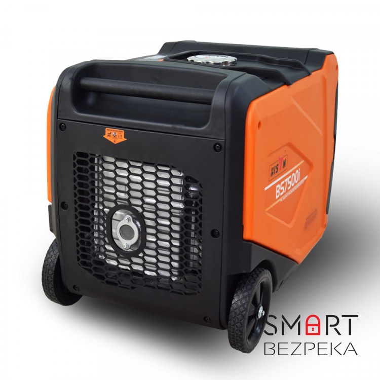 Інверторний бензиновий генератор BISON BS7500I максимальна потужність 5.5 кВт