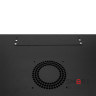 Шафа серверна SteelNet 12U 600 x 600 для мережевого обладнання (скло, чорний)
