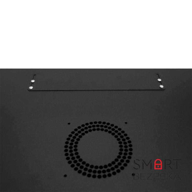 Шафа серверна SteelNet 12U 600 x 600 для мережевого обладнання (скло, чорний)