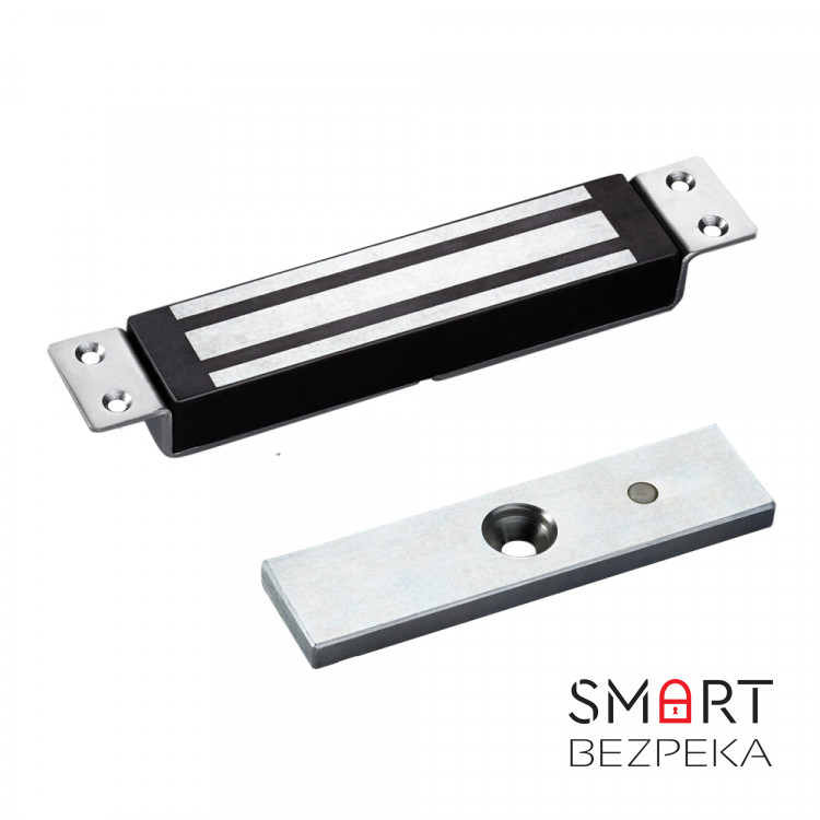 Электромагнитный замок YM-180M-S с датчиком состояния замка врезной для систем контроля доступа