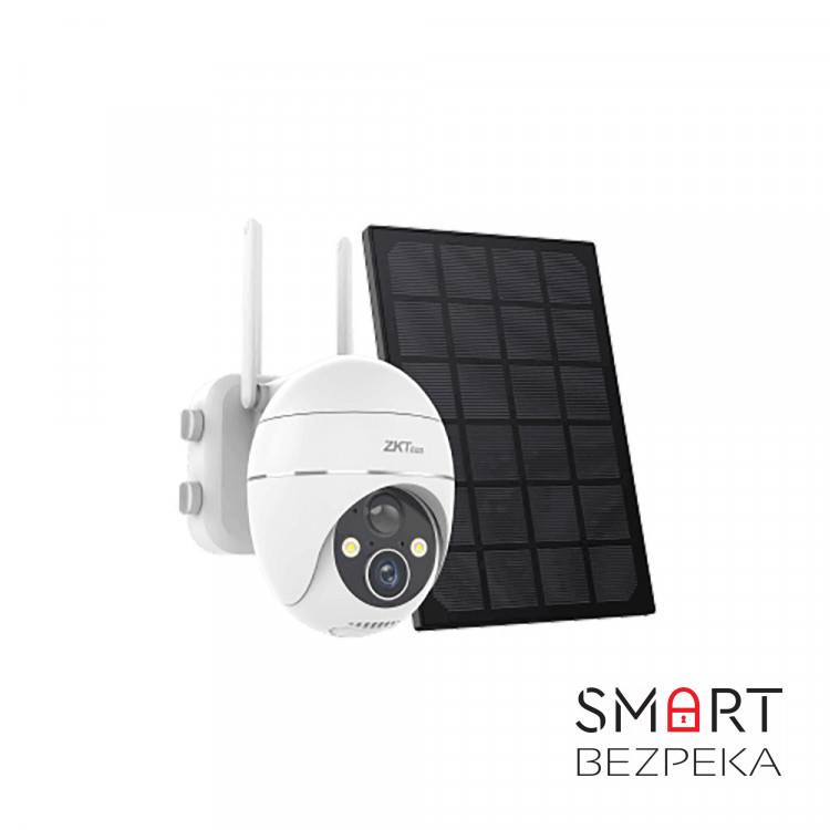 IP-видеокамера 3 Мп ZKTeco C4DS WiFi Solar PTZ для системы видеонаблюдения