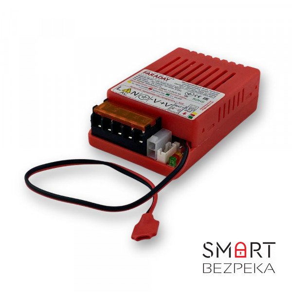 Безперебійний блок живлення Faraday Electronics UPS 20W Smart ASCH PL під акумулятор 4А/г в пластиковому корпусі