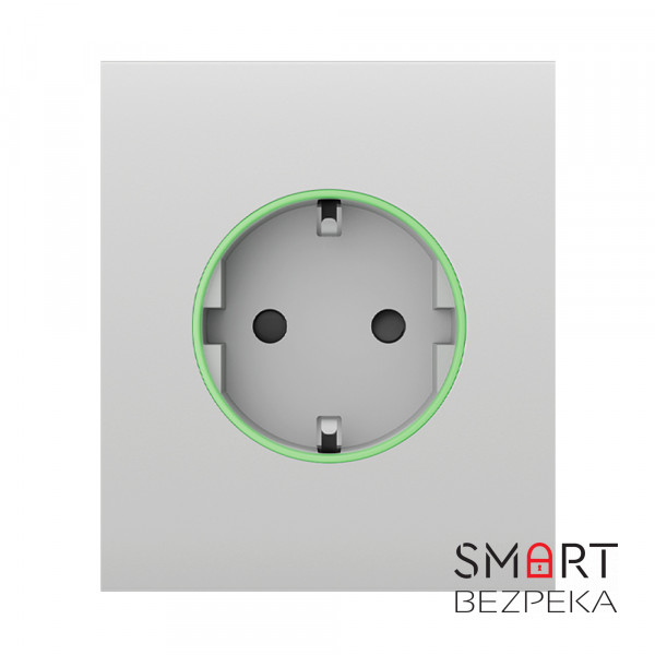 Центральна панель Ajax CenterCover (type F) white для вбудованої розетки