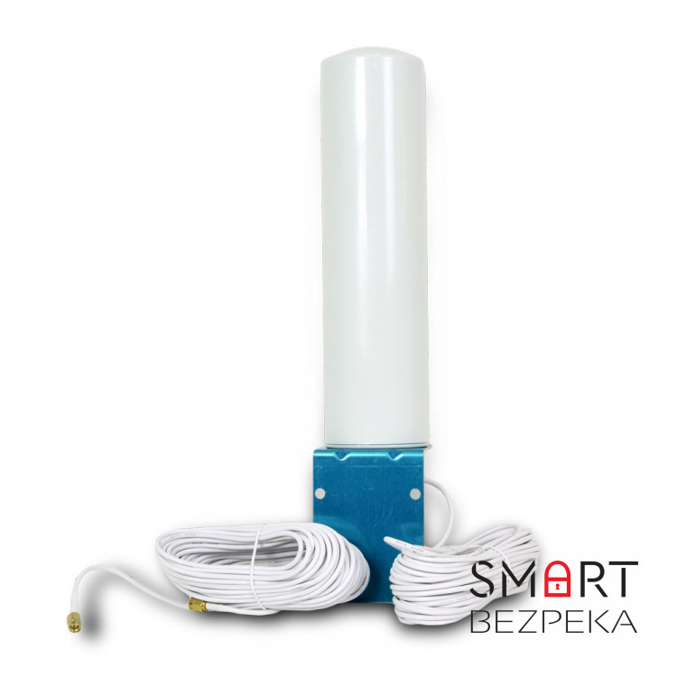 3G/4G антена з посиленням 10-12 dBi 698-960/1710-2700 МГц 10 метрів