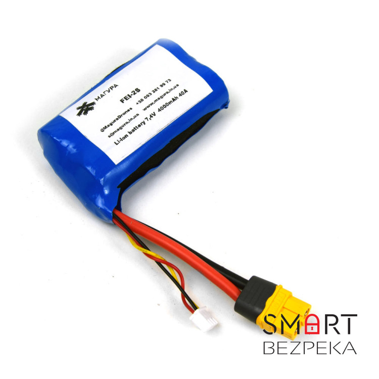 Зовнішня батарея FEI-2s1p GH для окулярів FPV Li-ion 7.4В 4000 мА·год