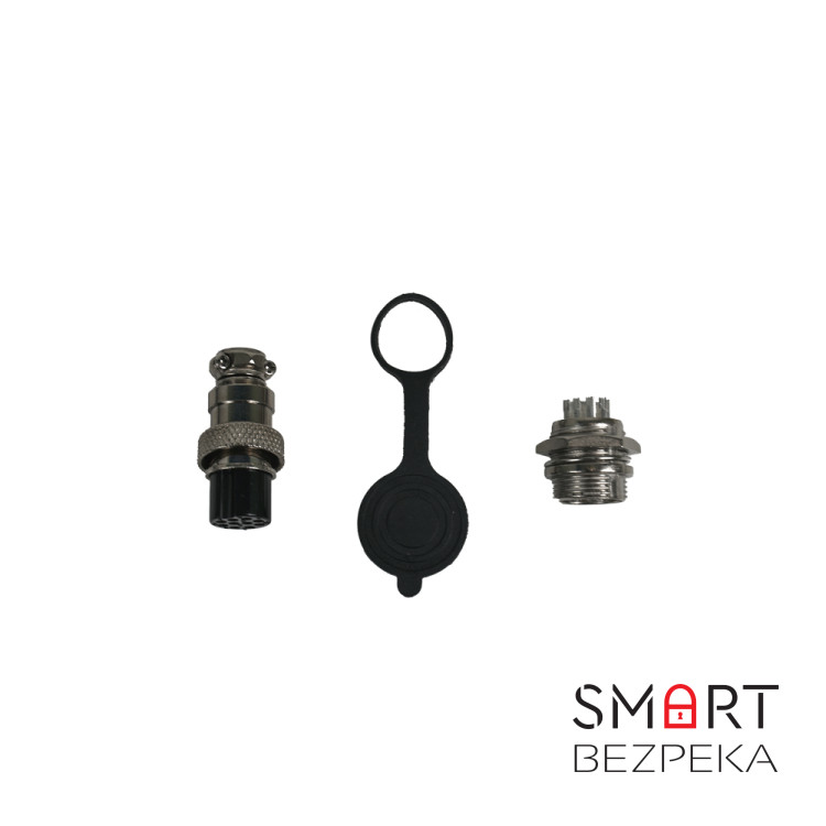 Комплект разъёмов GX16-10, 10 контактов (male/female)