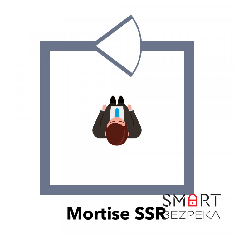 Ригельний замок ATIS Lock Mortise SS-R врізний для системи контролю доступу