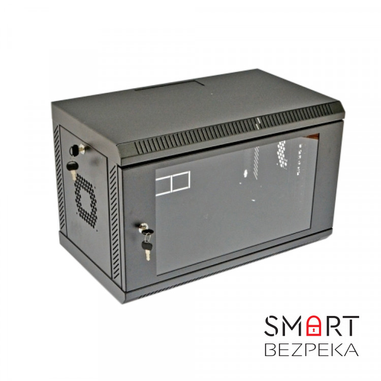 Шафа серверна CMS 6U 600 х 350 х 373 UA-MGSWA635B для мережевого обладнання