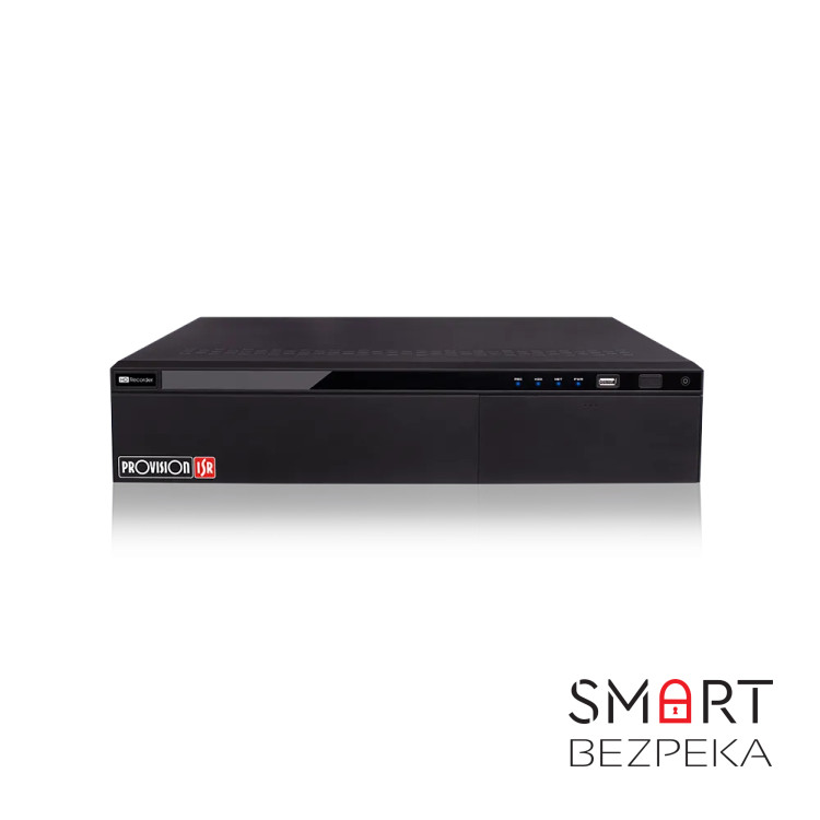 IP-видеорегистратор 32-канальный Provision-ISR NVR12-32800RFAN(2U) с распознаванием лиц для систем видеонаблюдения
