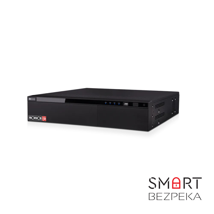 IP-видеорегистратор 32-канальный Provision-ISR NVR12-32800RFAN(2U) с распознаванием лиц для систем видеонаблюдения