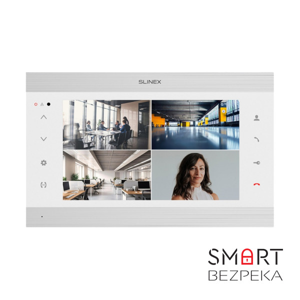 Відеодомофон Slinex SL-10N Cloud (silver + white) з Wi-Fi, детектором руху і записом відео