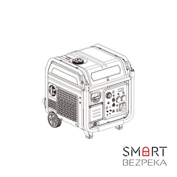 Інверторний бензиновий генератор MATARI M9000I максимальна потужність 8.5 кВт