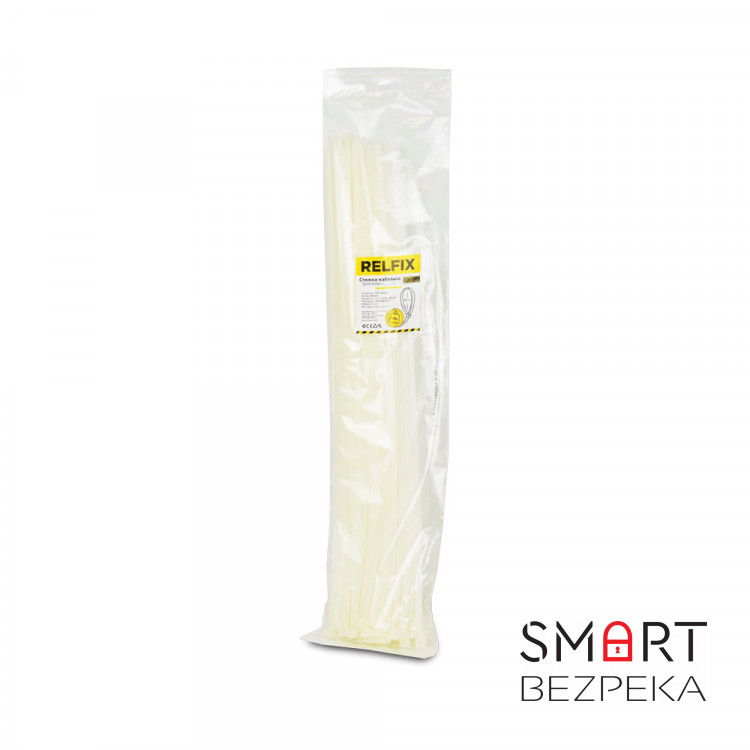 Стяжка Relfix 3 x 100 мм (100 шт/уп) біла